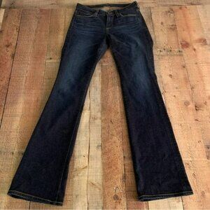 Big Star womens size 25L dark blue wash jeans Curvy fit hazel boot cut denim